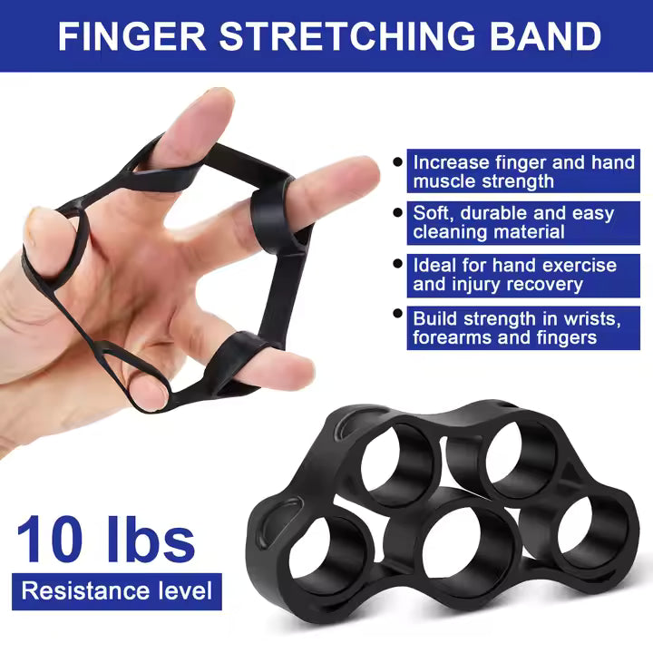 XPRT Grip Strength Training Kit - 5 Piece Set for Hand, Finger, Wrist, and Forearm